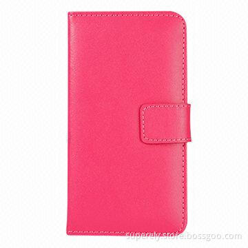 Leather Case for Samsung Galaxy S4, with Multiple Colors